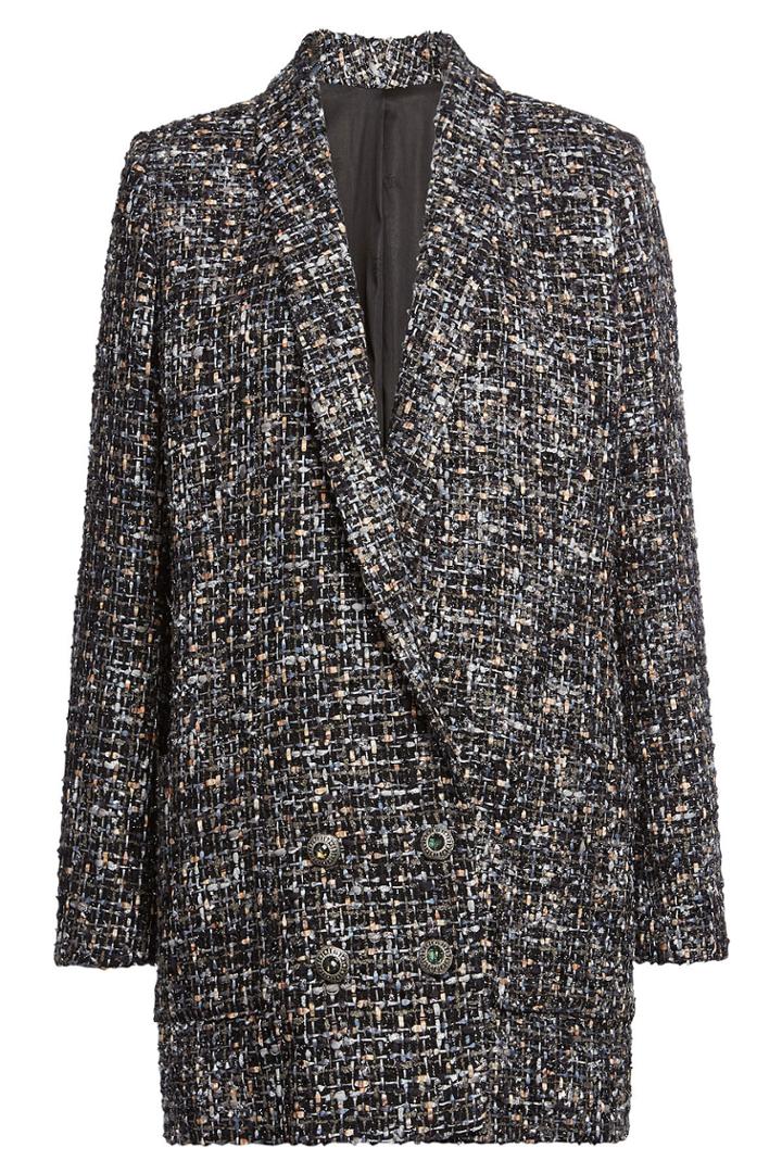The Kooples The Kooples Tweed Jacket With Wool - Multicolored