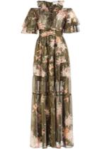 Rachel Zoe Rachel Zoe Silk Cecily Kiku Print Dress - Multicolored