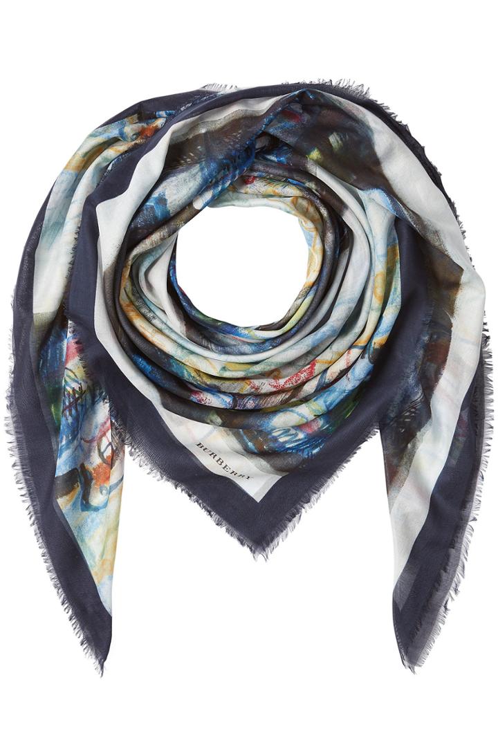 Burberry Burberry Printed Cotton Scarf