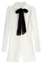 Maison Margiela Maison Margiela Jumpsuit With Chiffon Tie - Beige