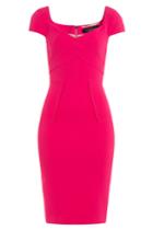 Roland Mouret Roland Mouret Cason Dress - Magenta