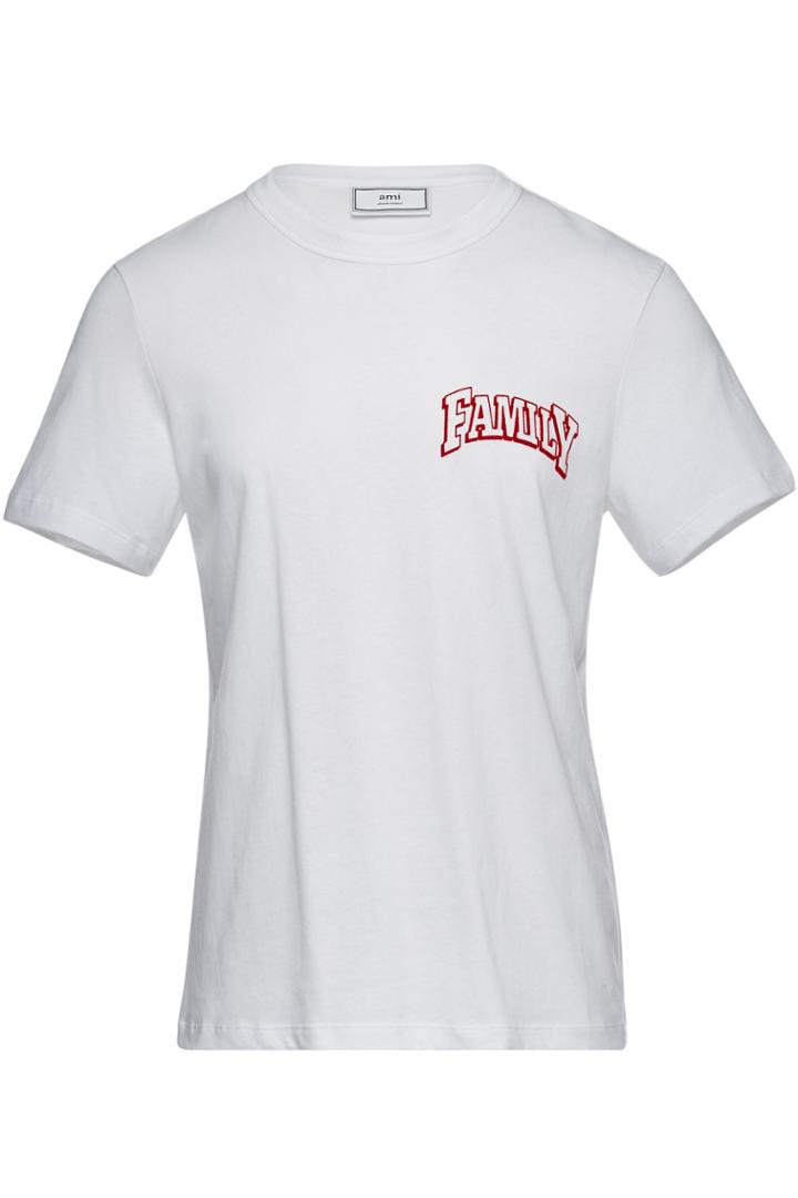 Ami Ami Family Printed Cotton T-shirt