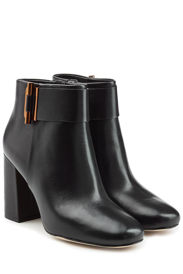 Michael Michael Kors Michael Michael Kors Leather Ankle Boots With Toggle