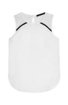 Karl Lagerfeld Cotton Top With Mesh