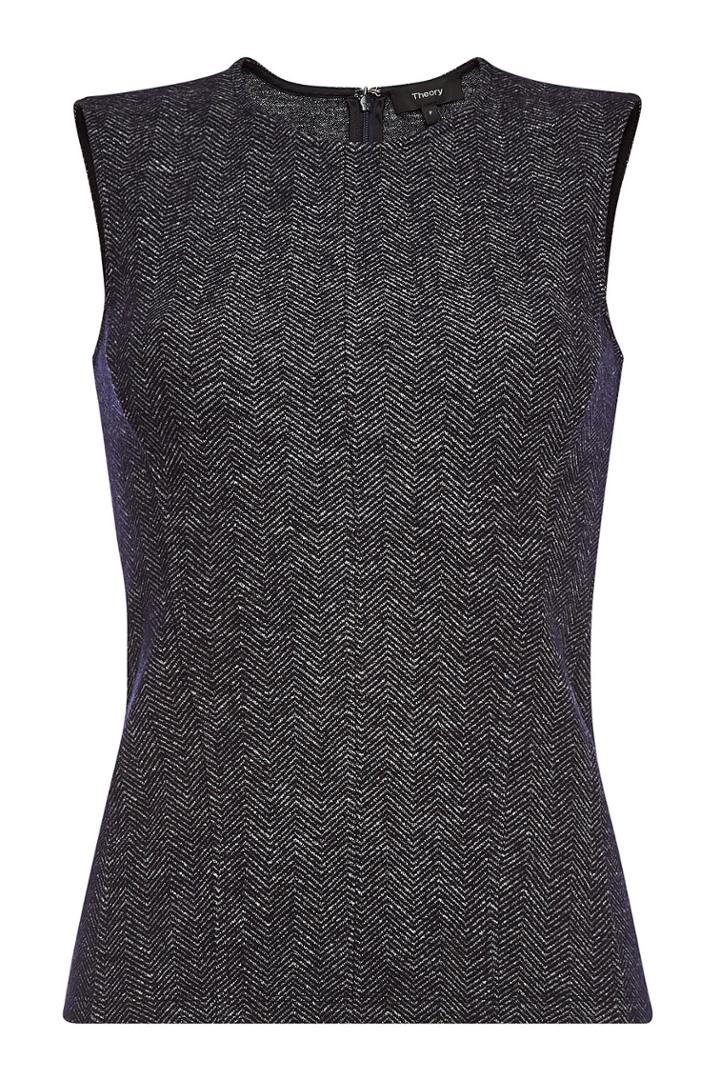 Theory Theory Shell With Virgin Wool And Cotton
