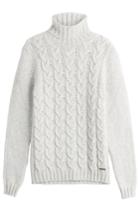 Woolrich Woolrich Wool Cable Knit Turtleneck