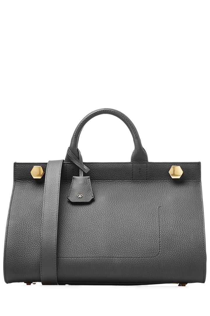 Anya Hindmarch Anya Hindmarch The Ephson Leather Tote - Black
