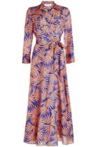 Diane Von Furstenberg Diane Von Furstenberg Printed Shirt Dress In Cotton And Silk