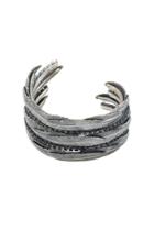 Marc Jacobs Marc Jacobs Crystal Embellished Cuff Bracelet - Silver