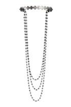 Marc Jacobs Marc Jacobs Jet Night Choker Necklace With Chains - Silver