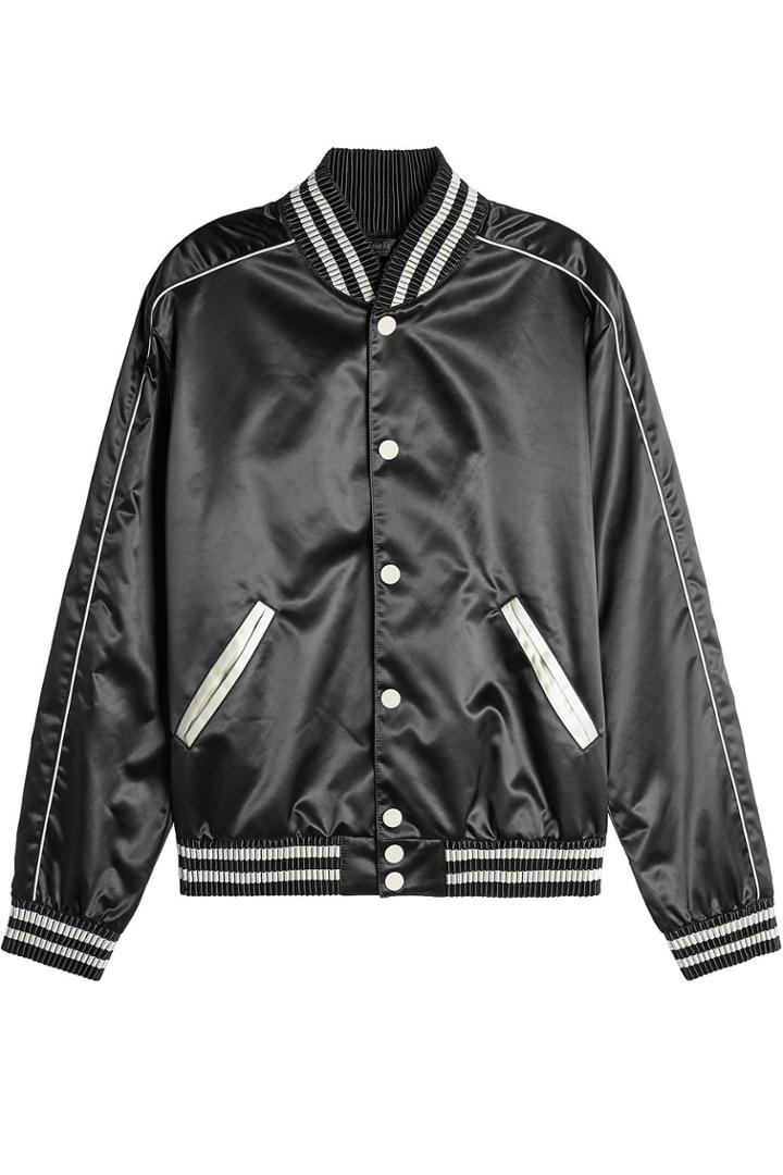 Calvin Klein Collection Calvin Klein Collection Satin Bomber Jacket
