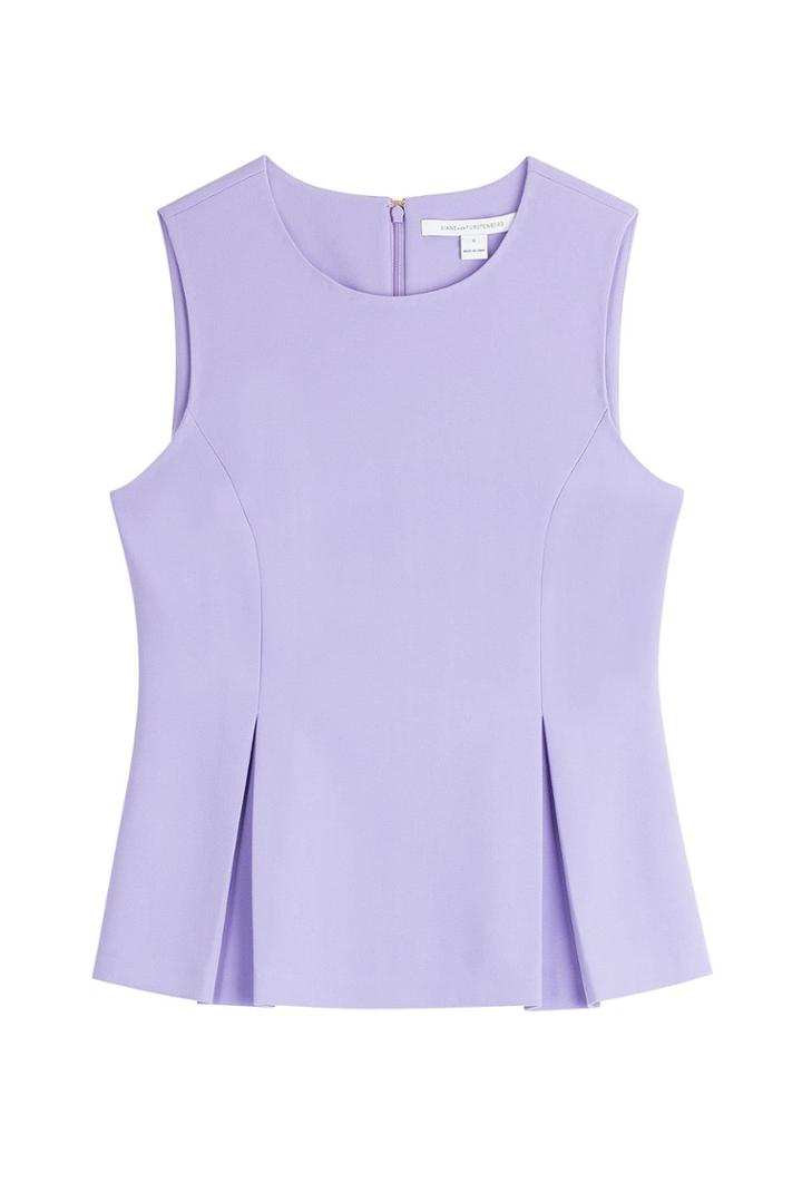 Diane Von Furstenberg Diane Von Furstenberg Shell With Inverted Pleats