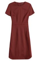 Jil Sander Navy Dress With Wool
