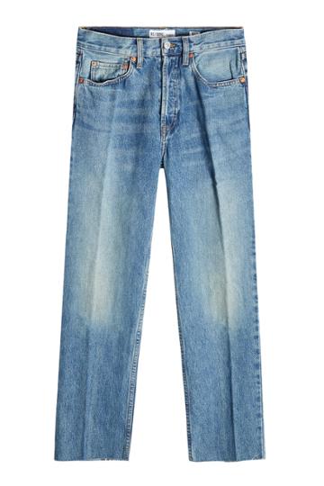 Re/done Re/done High-waisted Cropped Jeans