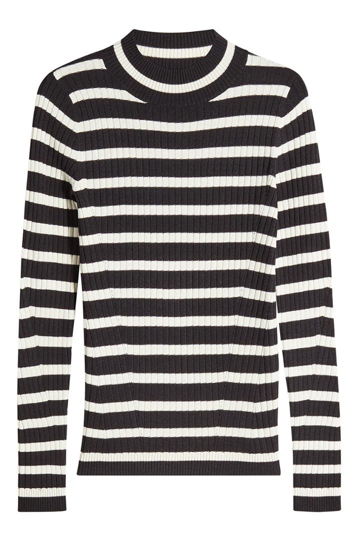 Steffen Schraut Steffen Schraut Striped Turtleneck Pullover With Cashmere