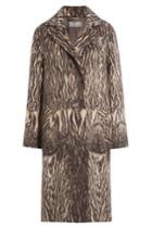 Alberta Ferretti Alberta Ferretti Printed Coat With Virgin Wool And Alpaca Wool - Animal Prints