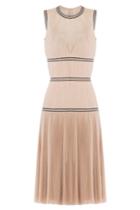 Alexander Mcqueen Alexander Mcqueen Pleated Silk Dress