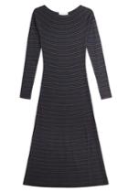 Sonia Rykiel Sonia Rykiel Striped Dress With Metallic Thread