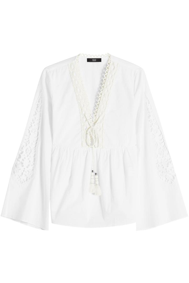 Steffen Schraut Steffen Schraut Cotton Blouse With Embroidery