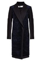 Victoria Victoria Beckham Victoria Victoria Beckham Coat With Velvet, Wool And Cashmere