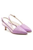 Tibi Tibi Simon Patent Leather Slingback Pumps