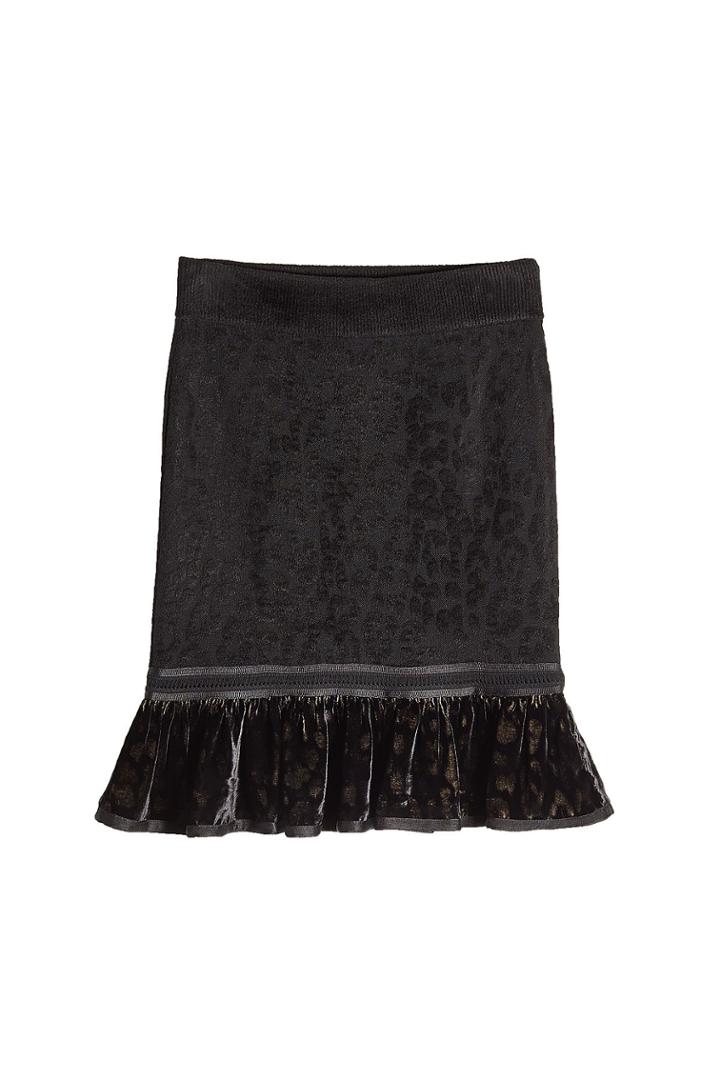 Roberto Cavalli Roberto Cavalli Skirt With Velvet