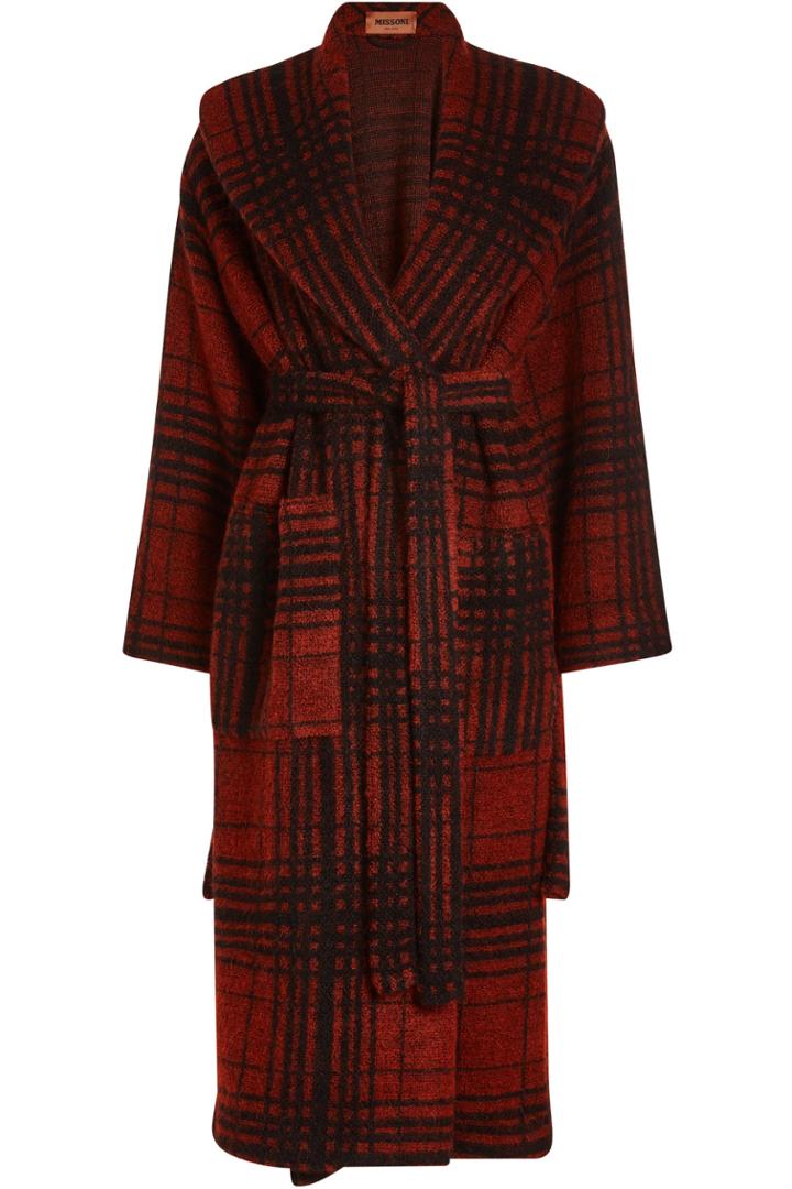 Missoni Missoni Maxi Length Cardigan With Wool, Mohair And Alpaca