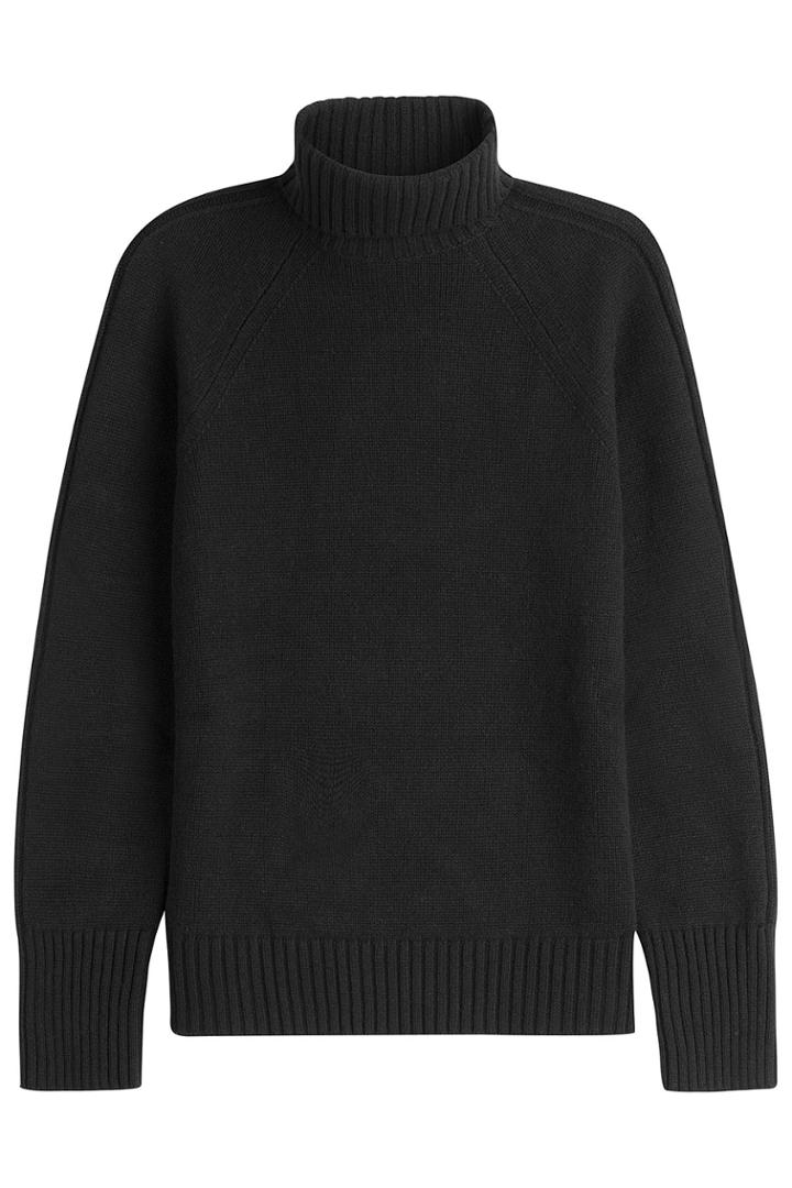 Iris Von Arnim Iris Von Arnim Virgin Wool Turtleneck Pullover With Cashmere - Black