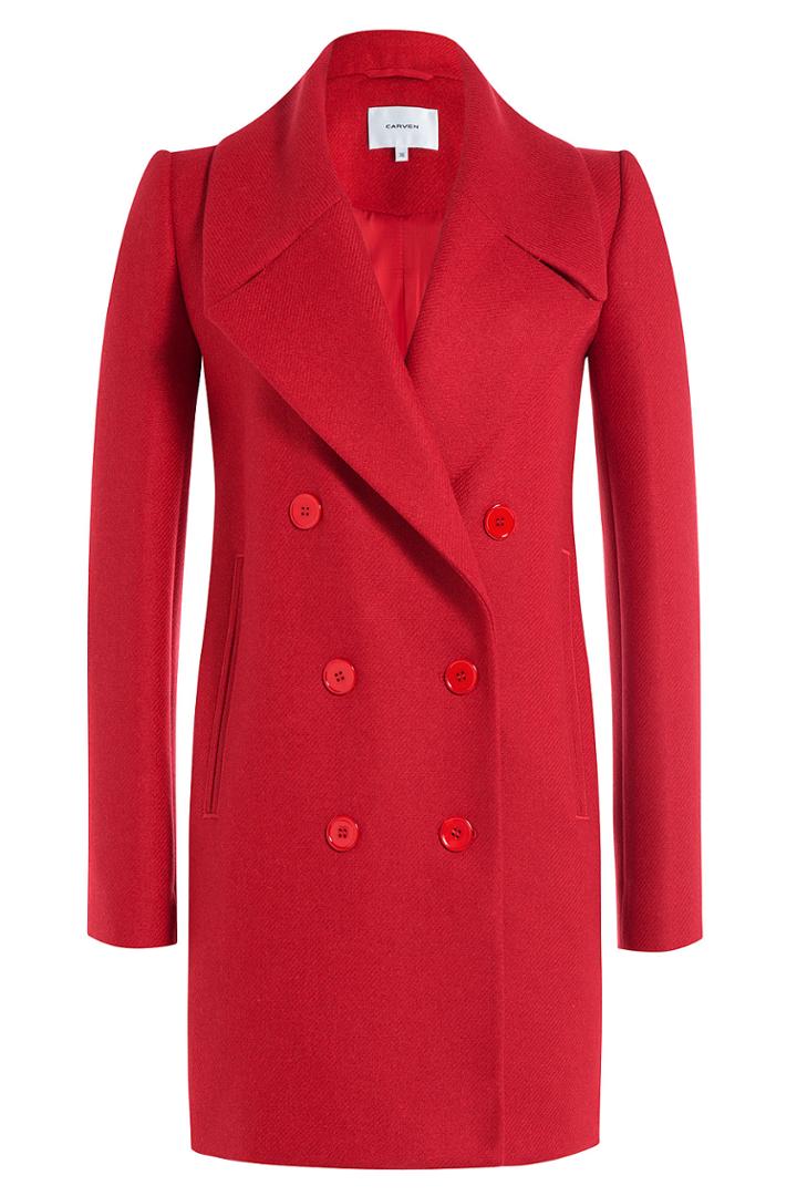Carven Carven Coat With Wool - Red