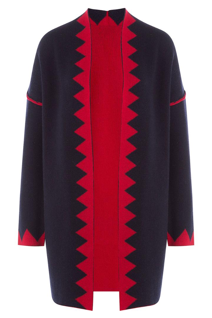 81 Hours By Dear Cashmere 81 Hours By Dear Cashmere Merino Wool Cardigan - Blue