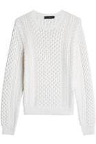 Calvin Klein Collection Calvin Klein Collection Cotton And Cashmere Cable Knit Pullover
