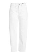 Vince Vince High Rise Utility Jeans With Cropped Ankles