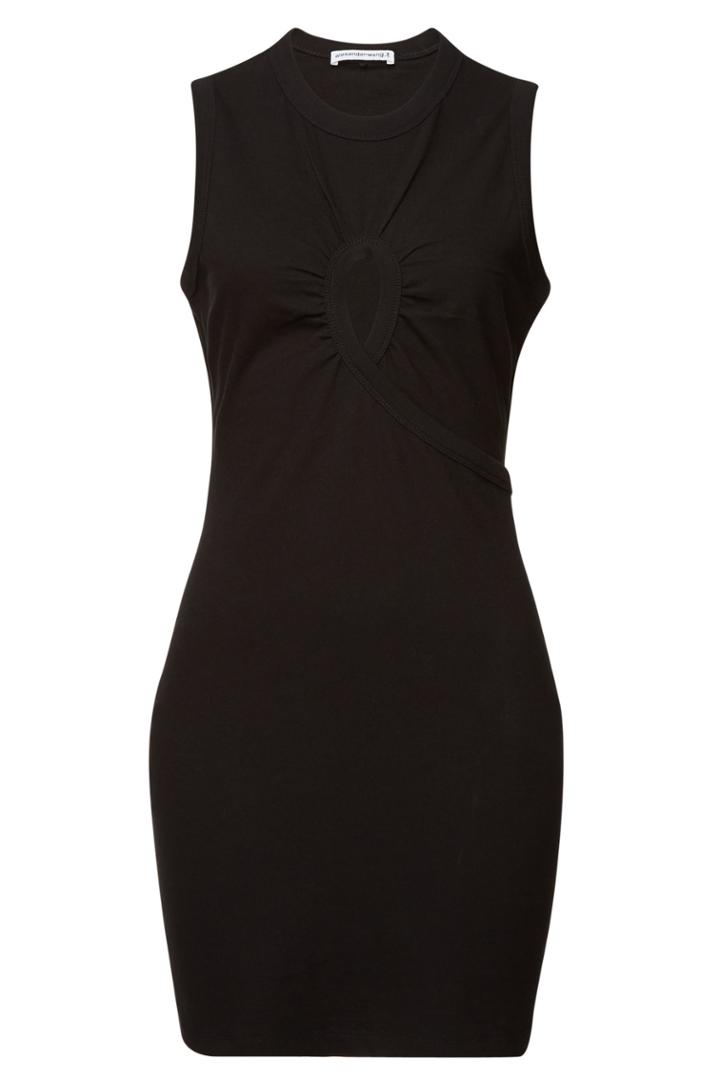 Alexanderwang.t Alexanderwang.t Cotton Dress With Cut-out Detail