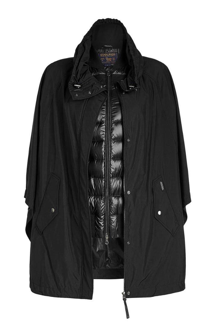 Woolrich Woolrich 3 In 1 High Collar Cape With Down Filling