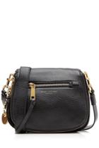 Marc Jacobs Marc Jacobs Recruit Small Leather Saddle Bag - Black