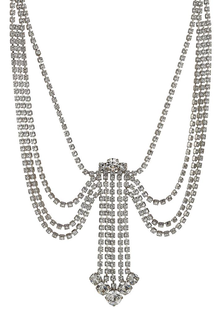 Marc Jacobs Marc Jacobs Statement Crystal Necklace - Silver