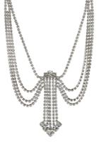 Marc Jacobs Marc Jacobs Statement Crystal Necklace - Silver