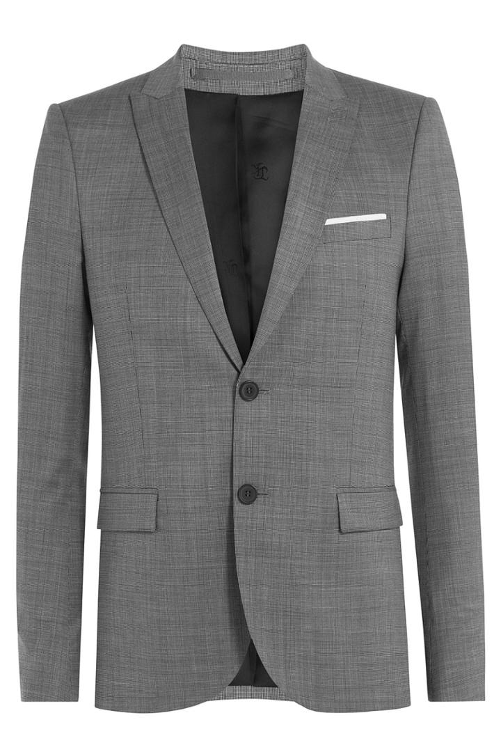 The Kooples The Kooples Slim Wool Blazer - Grey