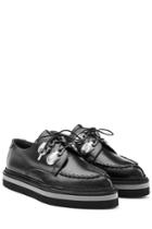 Alexander Mcqueen Alexander Mcqueen Leather Creepers - Black