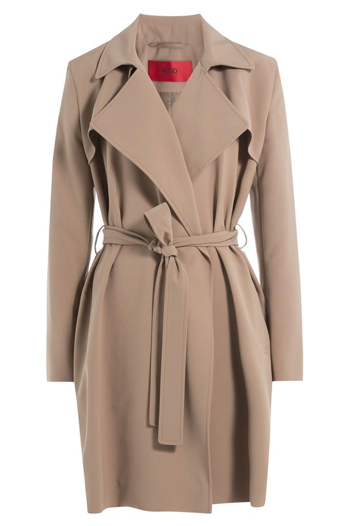 Hugo Hugo Belted Coat - Beige