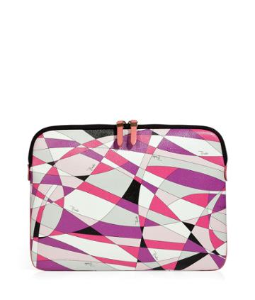 Emilio Pucci Dahlia/silver Laptop Case