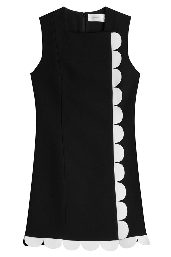 Victoria, Victoria Beckham Victoria, Victoria Beckham Wool Dress - Black