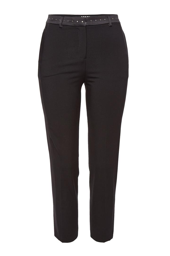 Karl Lagerfeld Karl Lagerfeld Virgin Wool Pants With Studs