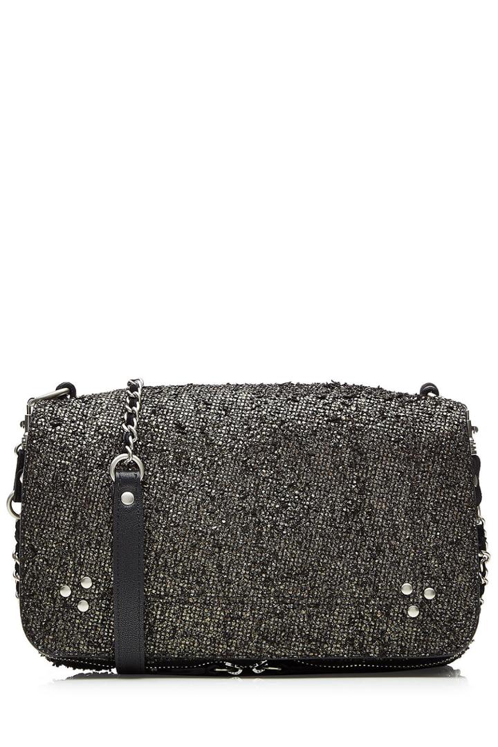Jérôme Dreyfuss Jérôme Dreyfuss Leather Shoulder Bag With Metallic Coating