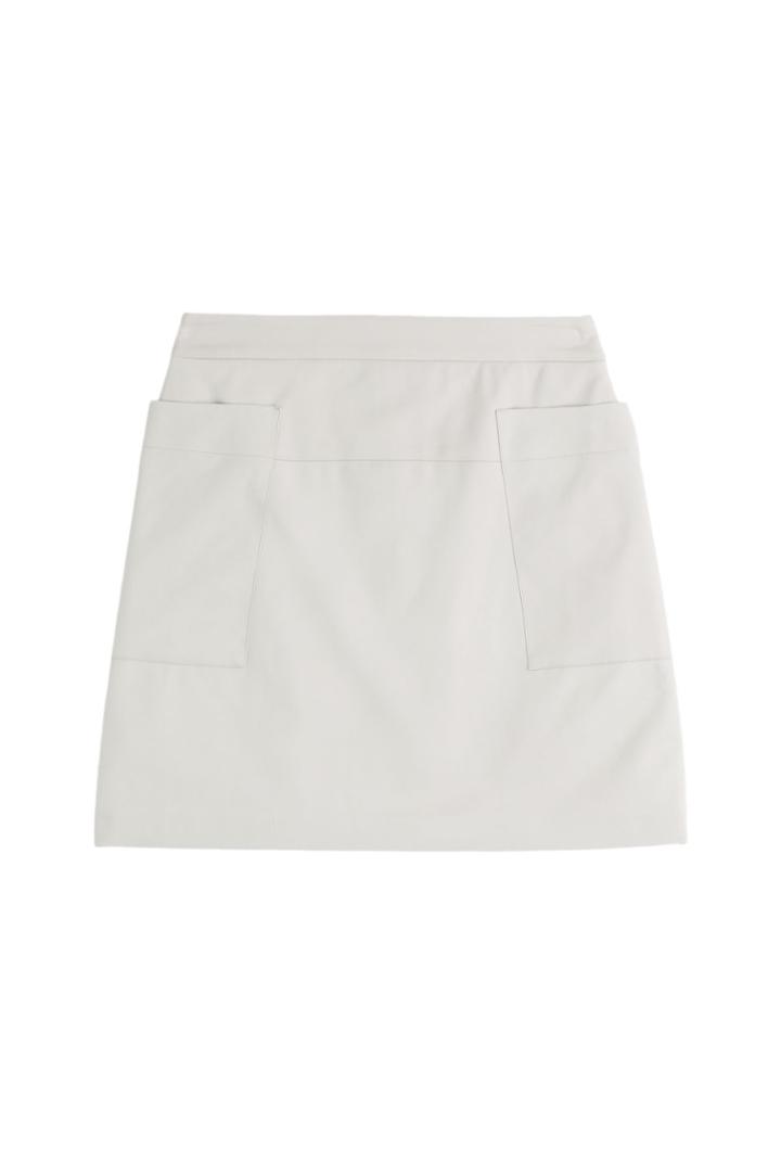Jil Sander Navy Jil Sander Navy Eurymedon Stretch Cotton Skirt - Grey