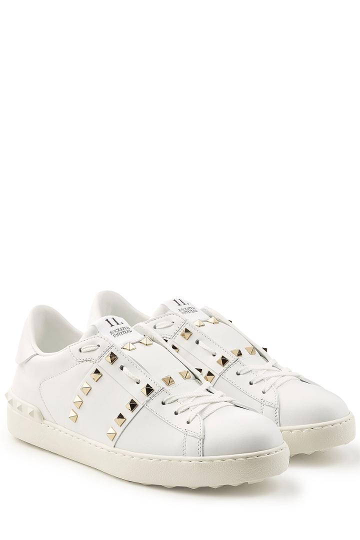 Valentino Valentino Rockstud Leather Sneakers