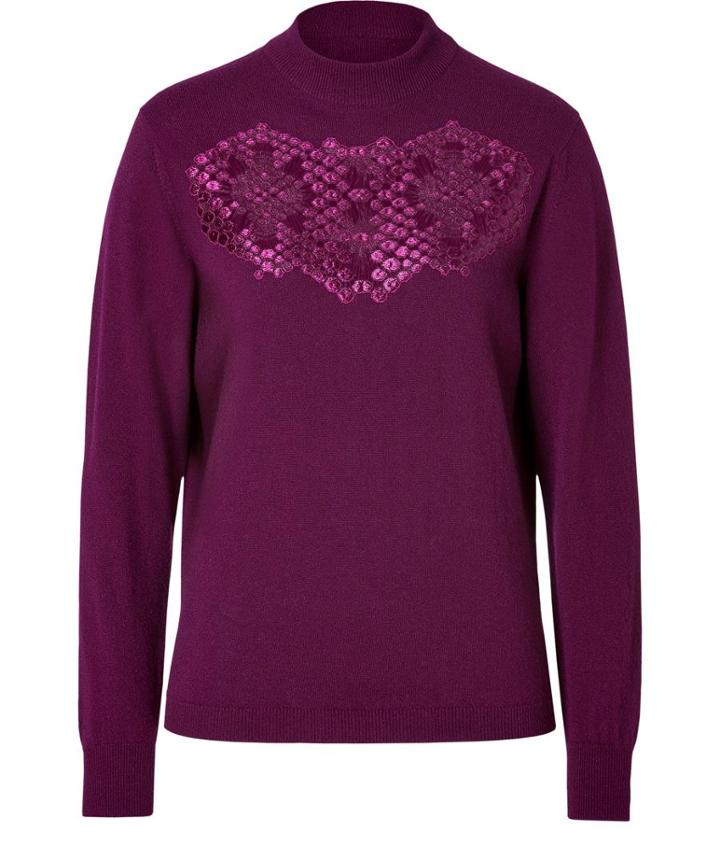 Marios Schwab Cashmere Pullover In Beetroot