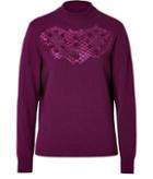 Marios Schwab Cashmere Pullover In Beetroot