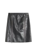 Steffen Schraut Steffen Schraut Faux Leather Skirt With Zippers