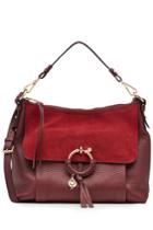See By Chloé See By Chloé Leather Tote With Suede